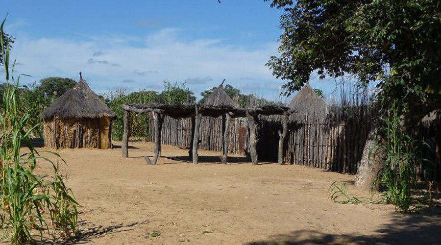 Traditional Kavango village
