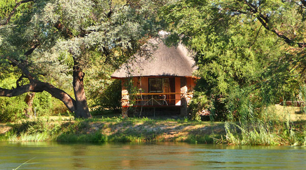Mobola Lodge from Okavango Island
